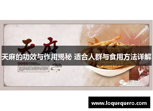 天麻的功效与作用揭秘 适合人群与食用方法详解