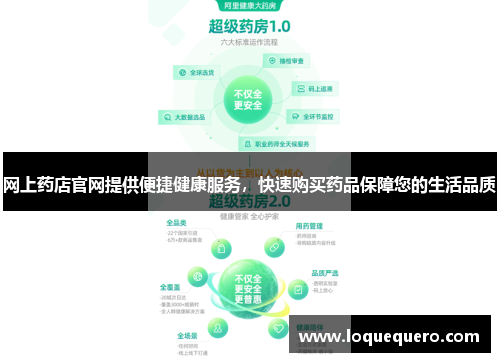 网上药店官网提供便捷健康服务，快速购买药品保障您的生活品质